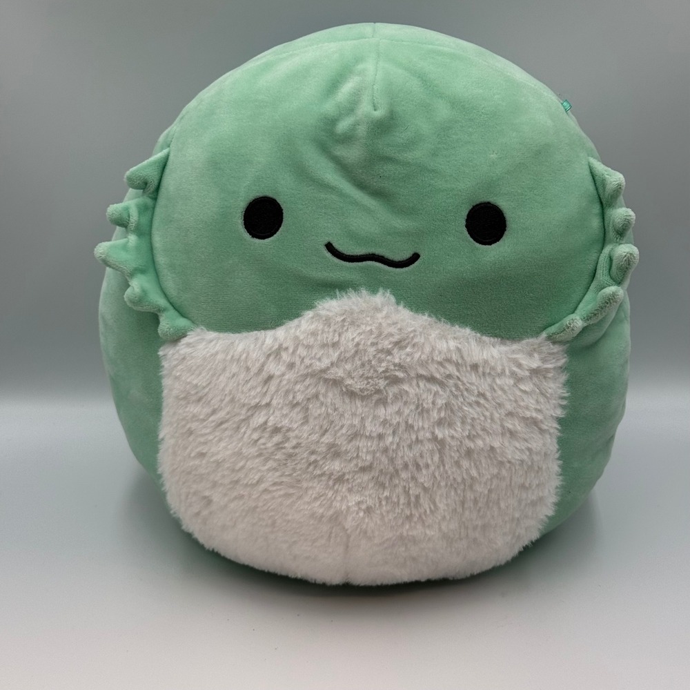 Squishmallows 11 inch Abe the Bearded Dragon Green Plush Kellytoy